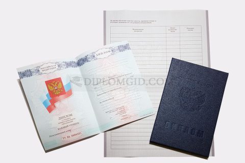 диплом среднее образование 2007-2010